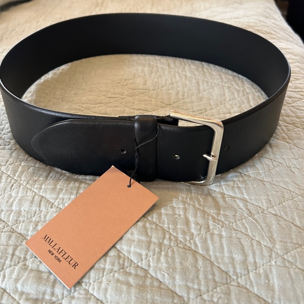 MmLaFleur Beebe Leather Belt
